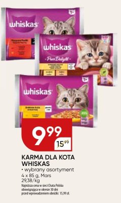 Karma dla kota Whiskas promocja w Chata Polska