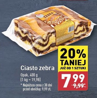 Ciasto zebra promocja