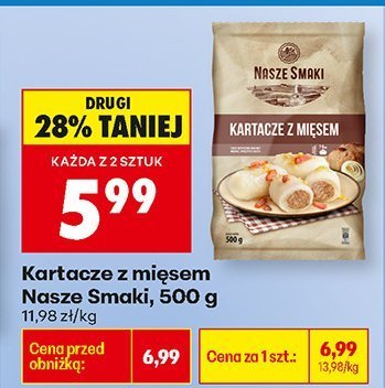 Kartacz z mięsem Nasze Smaki, 500 g promocja w Biedronka