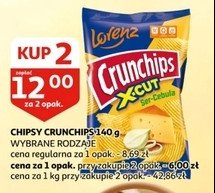 Chipsy ser-cebula Crunchips x-cut Crunchips lorenz promocja