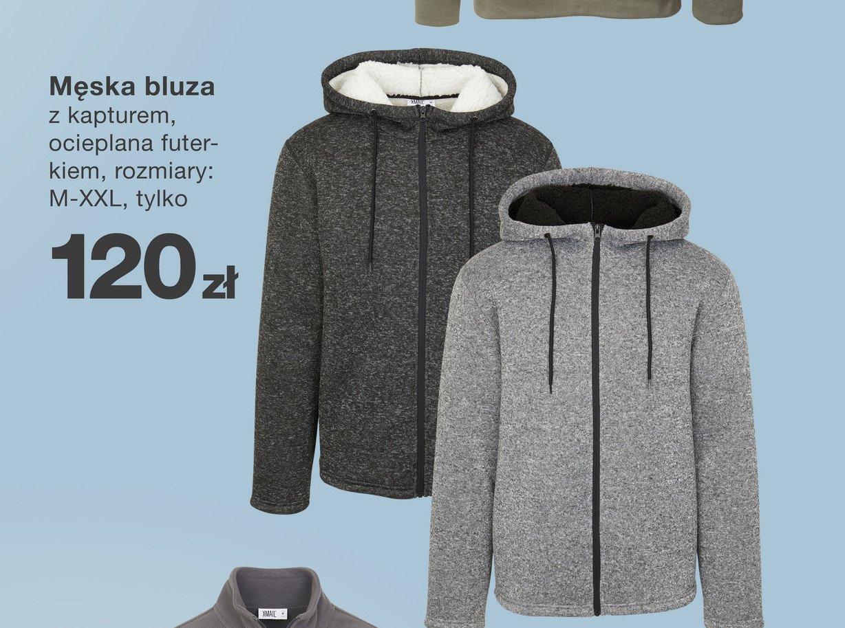 Bluza męska ocieplana rozm. m-xxl promocja