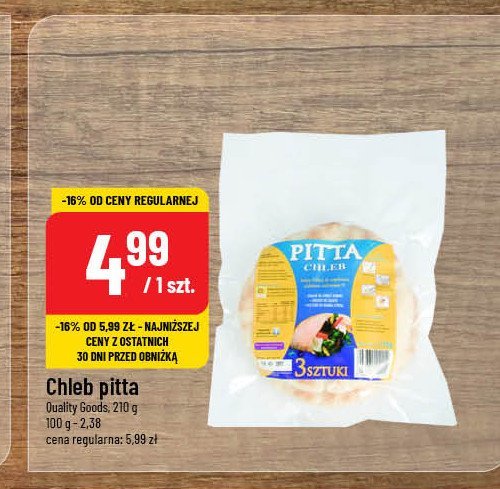 Pitta pszenna Quality goods promocja