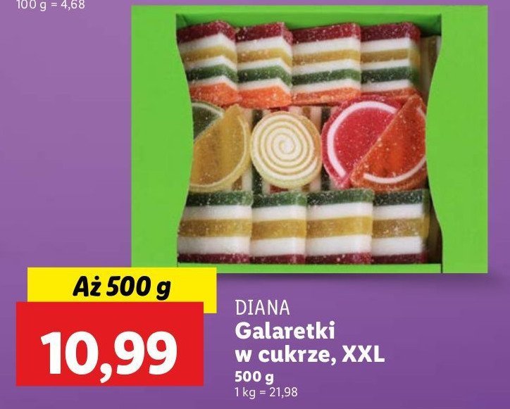 Galaretka w cukrze Diana promocja