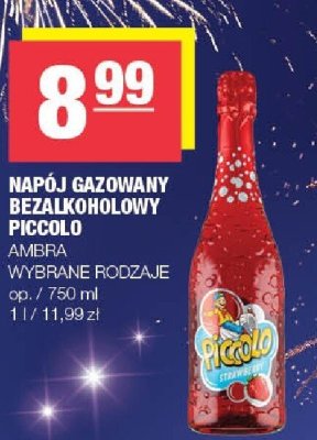 Napój gazowany bezalkoholowy Piccolo AMBRA wybrane rodzaje promocja w SPAR