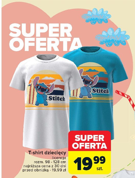 T-shirt dziecięcy 98-128 cm promocja