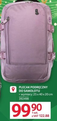 Plecak podręczny do samolotu promocja w Selgros