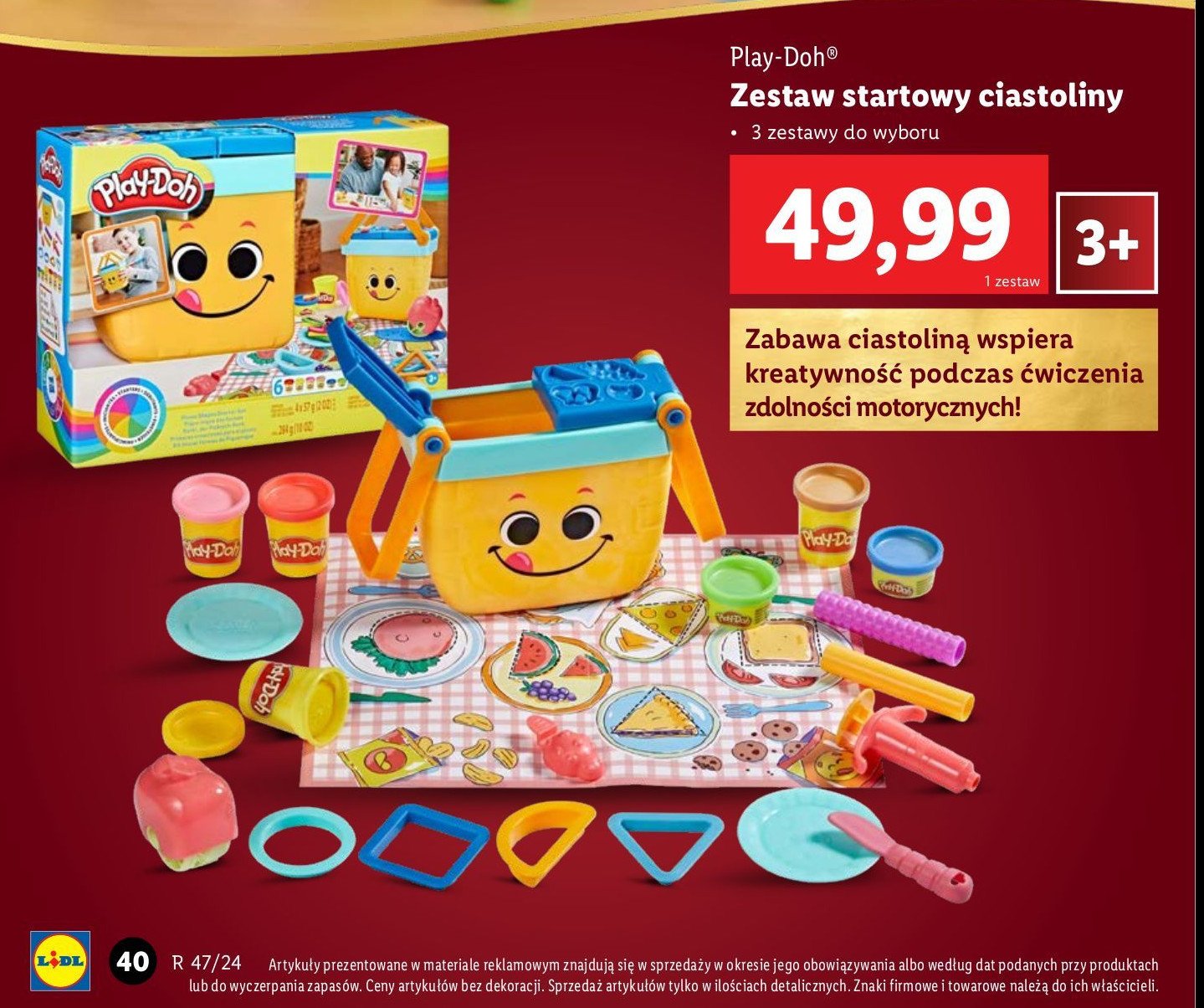 Zestaw startowy Play-doh promocja w Lidl