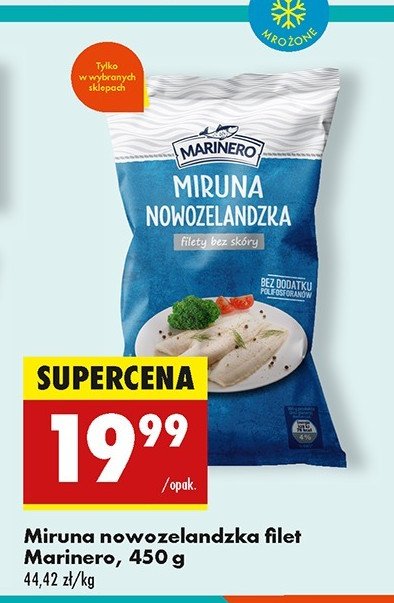 Miruna nowozelandzka filet Marinero promocja w Biedronka