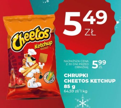 Chrupki Cheetos Ketchup promocja w Duży Ben