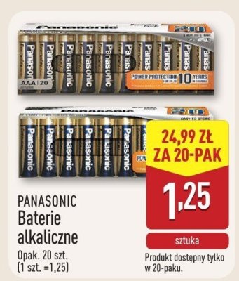 Baterie alkaliczne PANASONIC promocja w Aldi