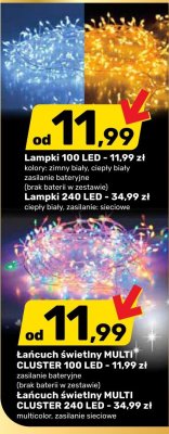 Lampki 240 LED promocja w Bricomarche