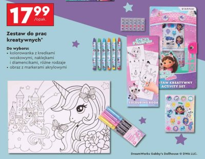 Zestaw do prac kreatywnych Koci Domek Gabi promocja w Biedronka