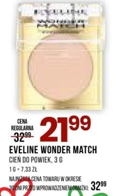 Cień Eveline Wonder Match promocja w Drogerie Natura