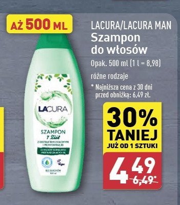 Szampon 7 ziół Lacura promocja w Aldi