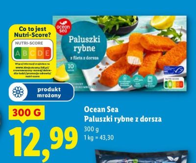 Paluszki rybne z dorsza Ocean Sea promocja w Lidl