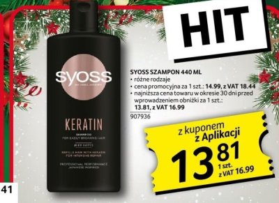 Syoss szampon 440 ml różne rodzaje promocja w Selgros