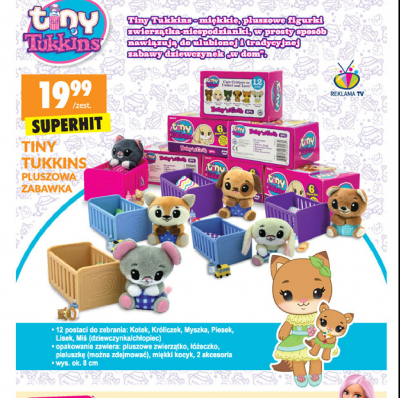 Zabawka tiny tukkins - kotek Tm toys promocja