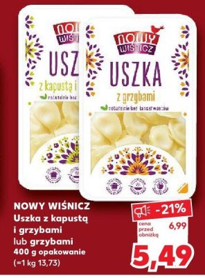 Uszka z kapustą i grzybami promocja w Kaufland
