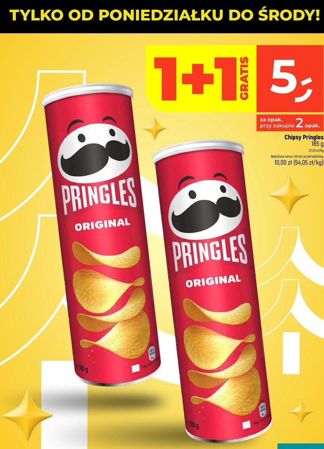 Chipsy original Pringles promocja w Dealz