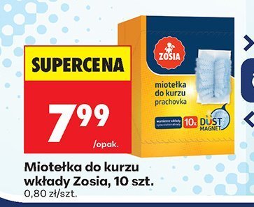 Miotełka do kurzu wkłady Zosia, 10 szt. promocja w Biedronka