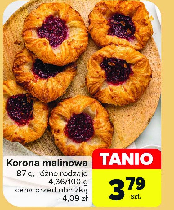 Korona malinowa promocja