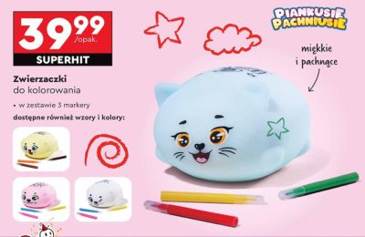 Zwierzaczki do kolorowania  promocja w Biedronka