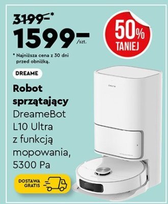 Robot sprzątający DreameBot L10 Ultra promocja w Biedronka