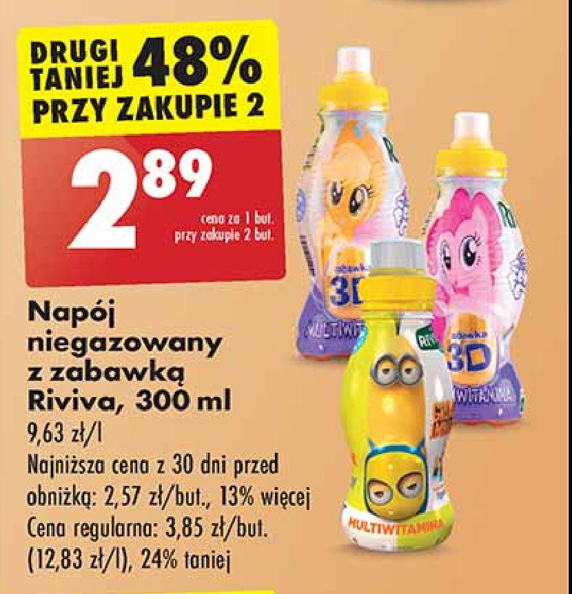 Napój multiwitamina my little pony Riviva promocja