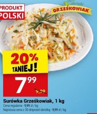Surówka Grzeskowiak, 1 kg promocja w Twój Market