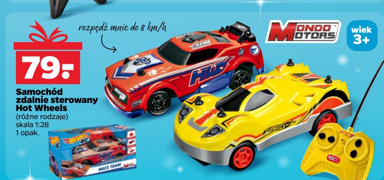 Pojazd zdalnie sterowany Hot wheels promocja w Netto