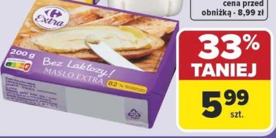 Masło ekstra promocja w Carrefour