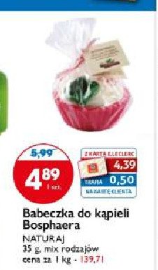 Babeczka do kąpiel żurawina Bosphaera promocja