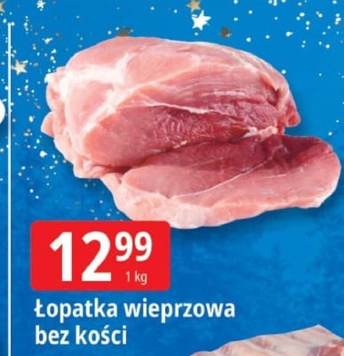 Łopatka wieprzowa bez kości promocja w Leclerc