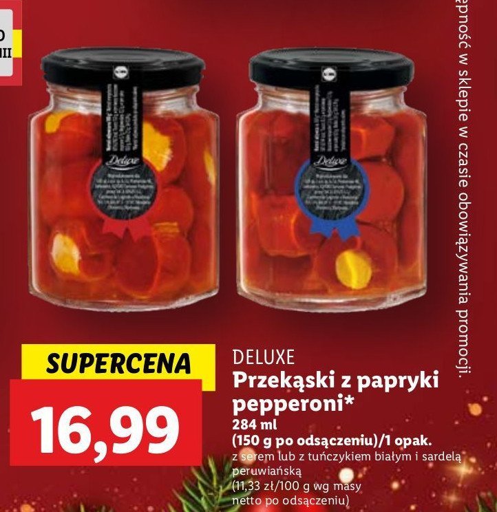 Przekąski z pepperoni Deluxe promocja