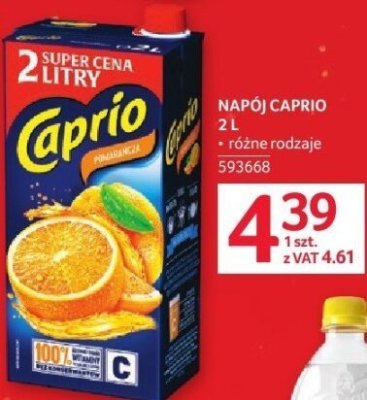 Napój Caprio 2L promocja w Selgros
