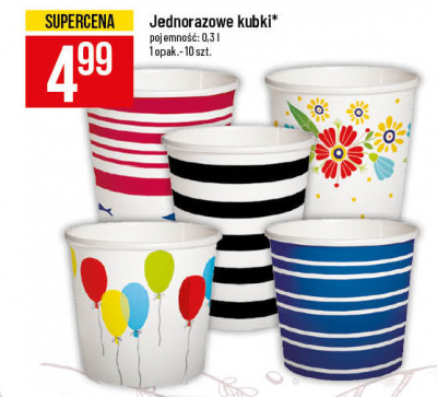 Kubki jednorazowe 300 ml promocja