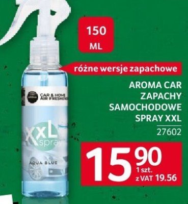 Spray samochodowe AROMA CAR różne wersje zapachowe 150 ML promocja w Selgros