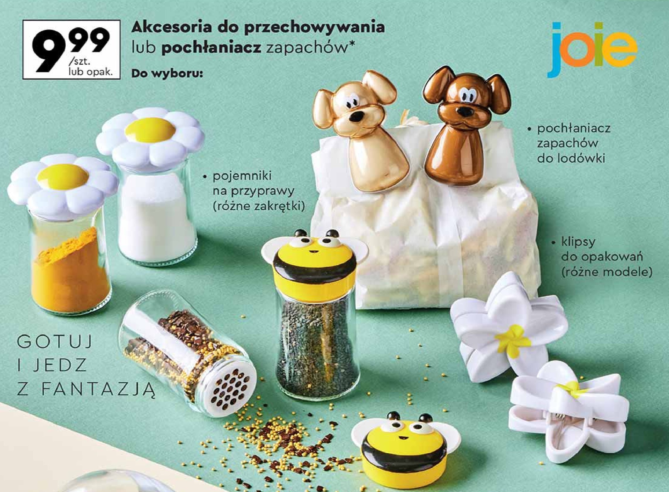 Pojemniki na przyprawy Joie promocja w Biedronka