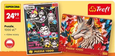 Puzzle 1000 el. różne wzory - Kuromi promocja w Biedronka