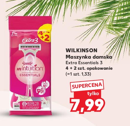 Maszynki do golenia Wilkinson my intuition essentials promocja