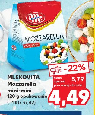 Mozzarella mini-mini Mlekovita promocja