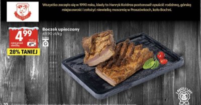 Boczek upieczony promocja w Delikatesy Centrum
