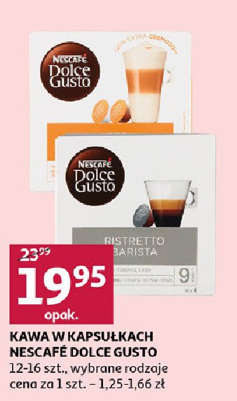 Kawa ristretto barista Nescafe dolce gusto promocja