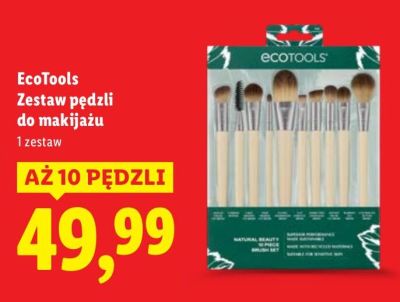 Zestaw pędzli do makijażu EcoTools promocja w Lidl