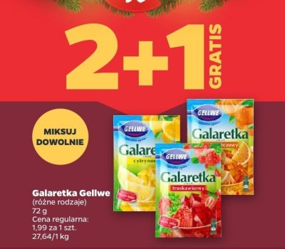 Galaretka, różne rodzaje 2+1 GRATIS promocja w Netto