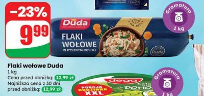 Flaki wołowe Duda promocja w Dino