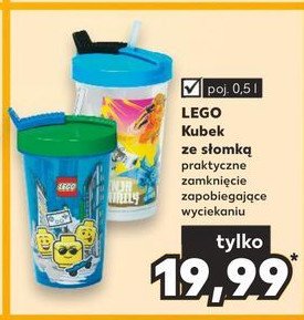 Kubek ze słomką 500 ml lego promocja