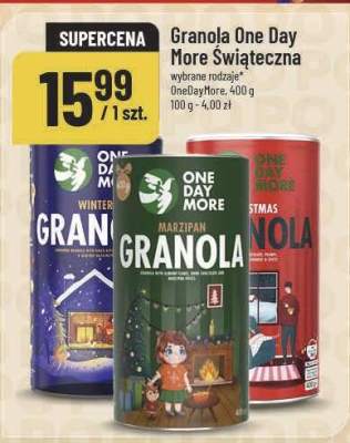 Granola One Day More Świąteczna Goodnyflora promocja w POLOmarket