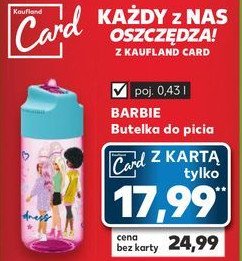 Butelka barbie 430 ml promocja