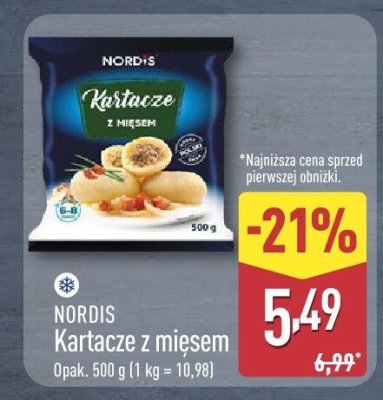 Kartacze z mięsem  promocja w Aldi